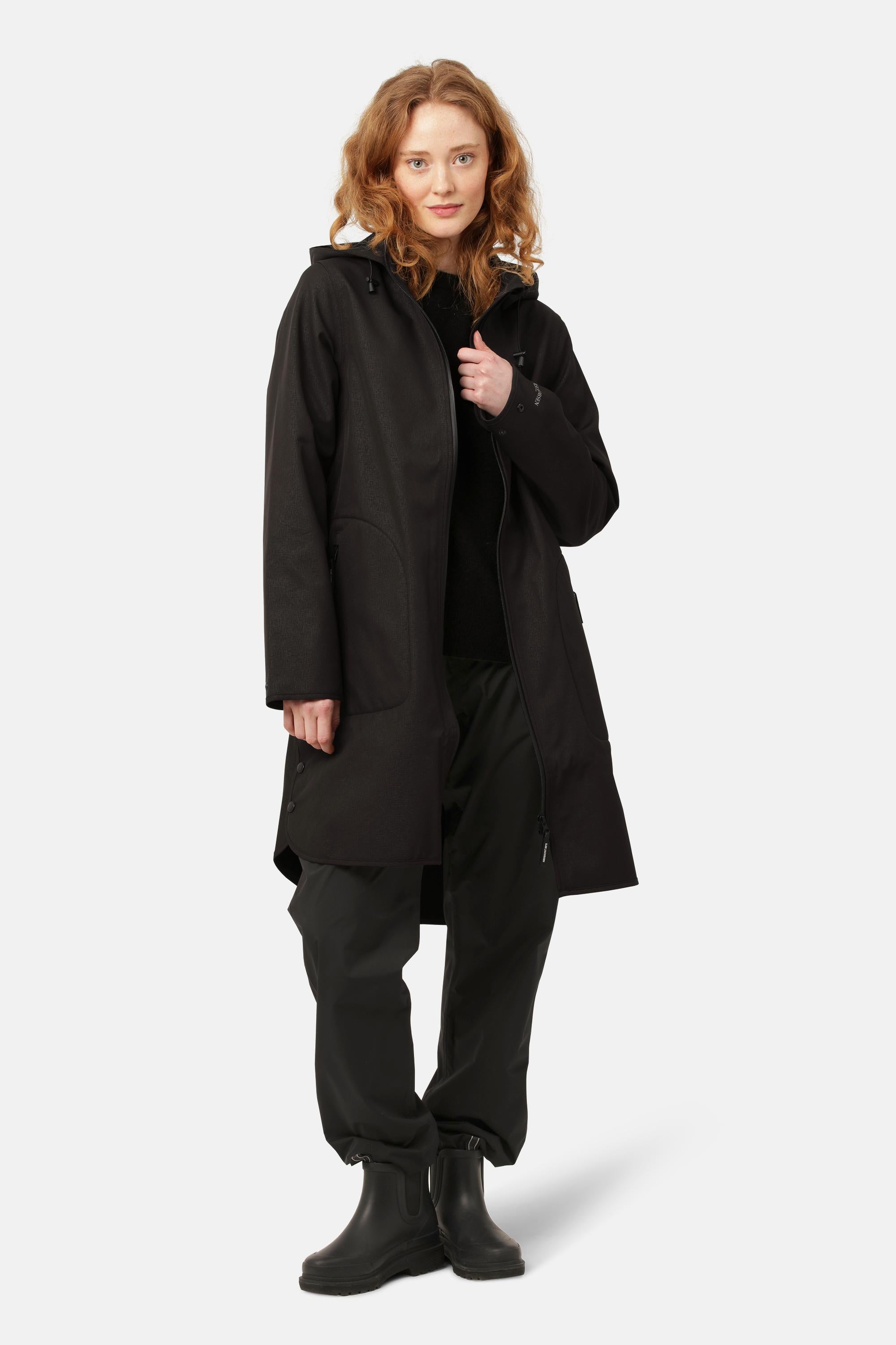 Softshell Regnjakke A-fasong - Black